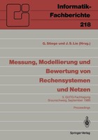 Messung, Modellierung Und Bewertung Von Rechensystemen Und Netzen Jung S. Lie