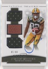 2018 Panini National Treasures 85/99 J'Mon Moore #RST-JM Auto 6fs