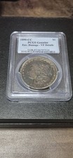 1890 MORGAN CARSON CITY SILVER DOLLAR COIN