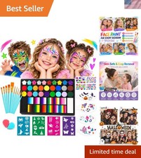 78 Colors Non-Toxic Face Painting Kit for Kids - Perfect for Parties Festivals