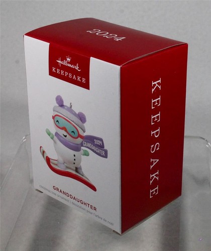 2024 Hallmark DATED Ornament - 'GRANDDAUGHTER' - New in Box - Picture 3 of 3