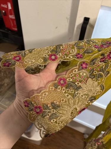 Traje 3 piezas listo para usar, indio cosido Salwar Kameez, paquistaní talla M, VESTIDO EID - Imagen 4 de 9