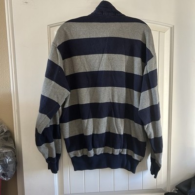Lauren Ralph Lauren ラルフローレン　usa製 vintage Vintage Ralph Lauren POLO by Ralph Lauren Striped Pattern Half-Zip
