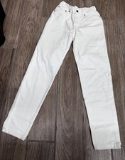 Vintage 90  s Levi  s 512 Women  s White Slim Fit Tapered Jeans Size 26 X 31 USA
