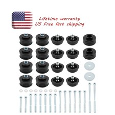 Black Body Cab Mount Bushing Kit for Ford F250 F350 Super Duty 2WD/4WD 2008-2016