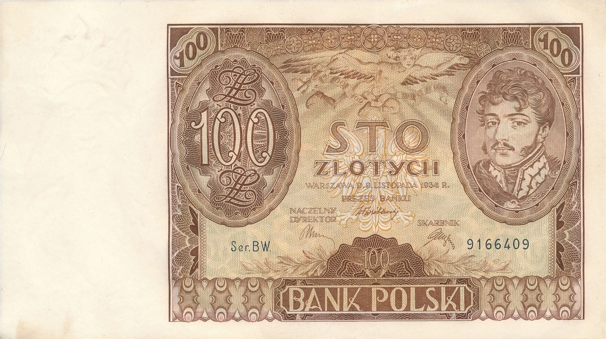 1934 年波兰纸币| eBay