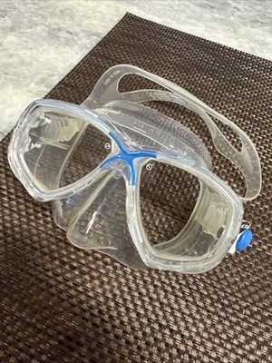 BLUE & CLEAR CRESSI ADULT MAREA SCUBA DIVING MASK