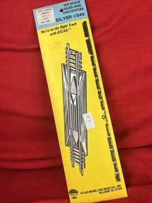 ATLAS DEAD-END UNCOUPLER, NICKEL SILVER Code 100 Ho Scale  Snap Track # 849