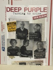 DEEP PURPLE Turning To Crime Promo Poster 11X17 Unused! E.A.R. Music 2021
