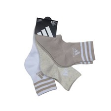 Adidas Womens ClimaCool Cushioned High Quarter Socks 3-Pack Shoe Size 5-10