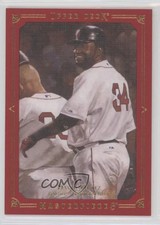 2008 Upper Deck Masterpieces Red Paper Framed David Ortiz #15 HOF i9i