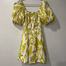 Anthropologie Maeve Feliciana Tropical Print Mini Dress Size Small