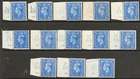 1941 SG489 2 1/2d Light Ultramarine x13 Different MINT Controls