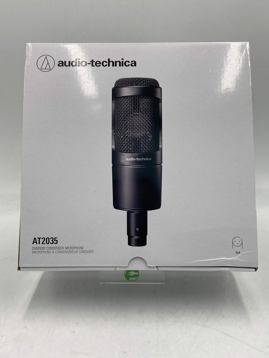 Audio-Technica AT2035 Cardioid Condenser Microphone - Black