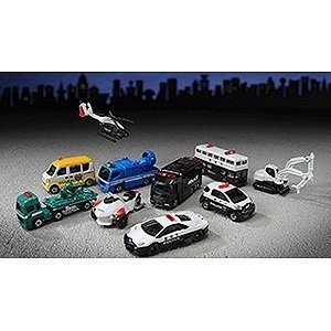 Tomica Lottery18 Gensou Police Car Collection Model Car BOX=10pcs Toy TakaraTomy - Picture 2 of 2