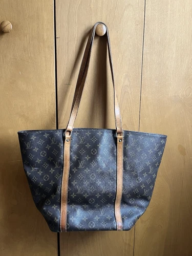 LOUIS VUITTON（LV） Louis Vuitton Vintage Monogram Sac Shopping 48 Tote Borsa Donna Marrone Tracolla