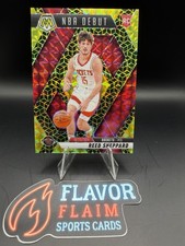2024-25 Panini Mosaic NBA Debut Reed Sheppard #252 Gold /10