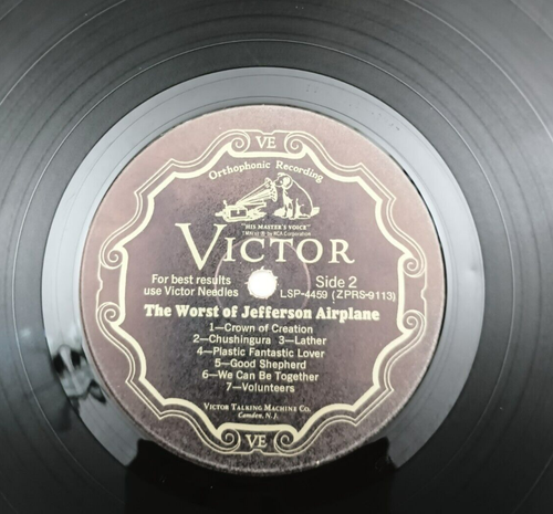 Jefferson Airplane ~ The Worst of Jefferson Airplane ~ 1970 Vinyl LP Album ~ VG+ - Picture 11 of 16