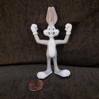 New ListingVtg 1991 Warner Bros Looney Tunes Bugs Bunny 3.5" Pvc Figure Rabbit Cartoon Used