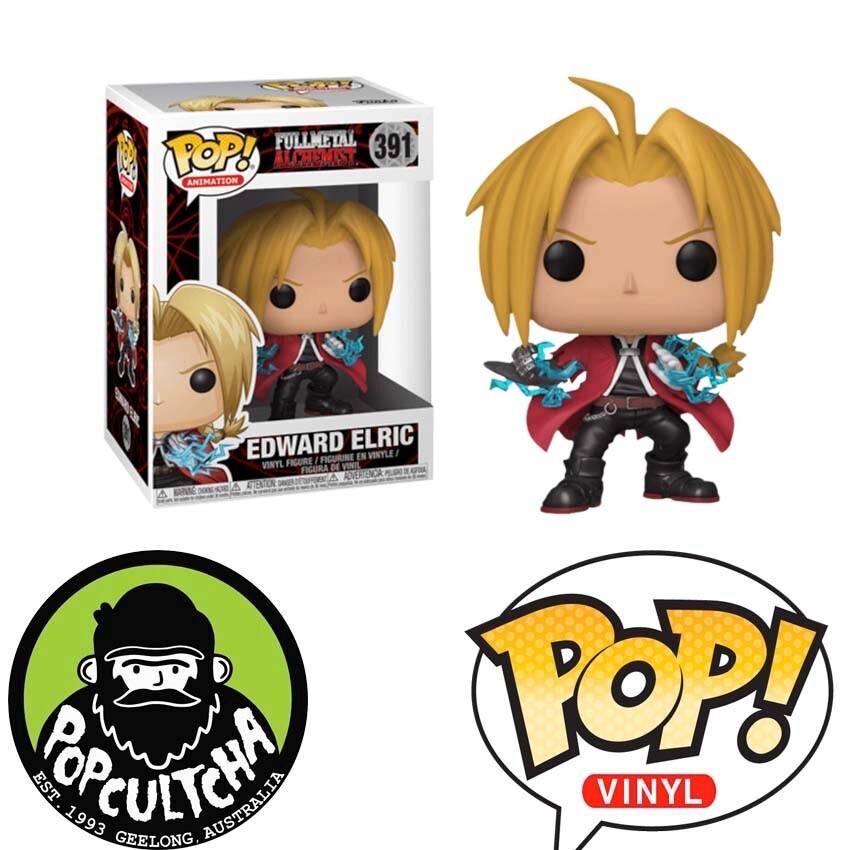 Fullmetal Alchemist - Edward Elric Pop! Vinyl Figure &Quot;New&Quot;