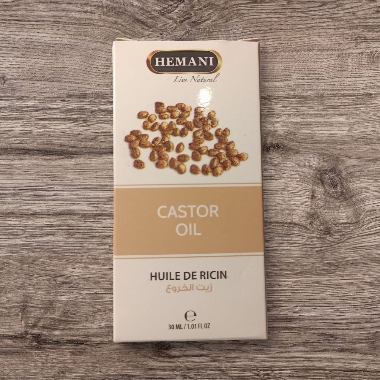 2x 30ml Pure Castor Oil for Hair Growth, Eyelashes & Skin – 60ml Total