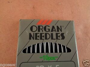 Organ Sewing Machine Needle Chart