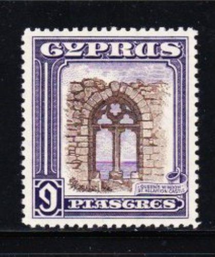 Album Treasures  Cyprus Scott #  133   9pi  George V  Queen's Window  MLH