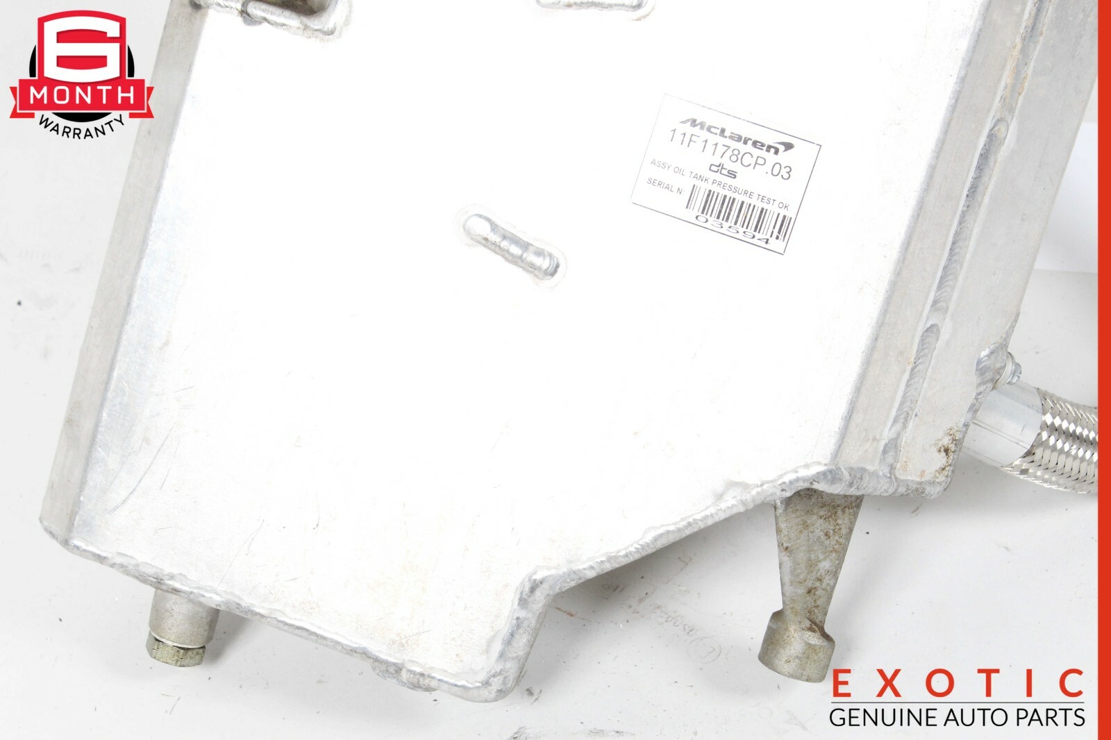 15-17 McLaren 650S Engine Oil Tank Reservoir OEM