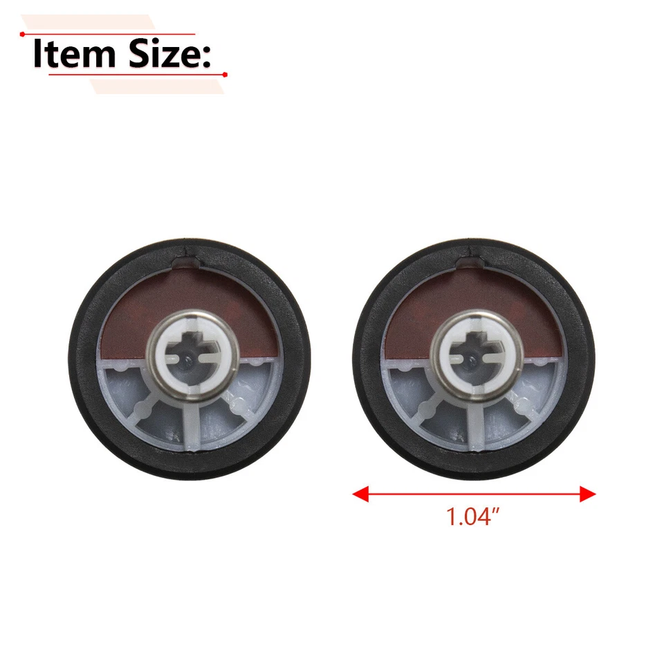 Juego de 2 perillas de control de calefacción interruptor de tablero para Honda S2000 79601-S2A-003 Foto 2 de 4