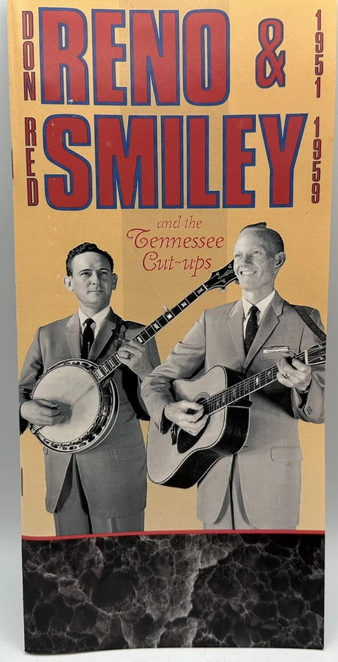 Don Reno & Red Smiley Four Cassette Box Set W/Pictorial Booklet 1951-1959 Foto 3 de 4