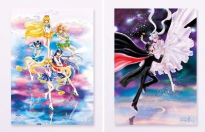 Sailor Moon Prism On Ice Poster B2 Size 2 Set Naoko Takeuchi New