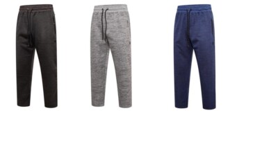 KAM Men's Performance Marl Sports Jog Pants KBS AP006  2XL-8XL