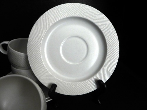 Set of 3 Cups and Saucers PRAIRIE by CRATE & BARREL - Picture 2 of 5