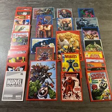 MARVEL SUPER HEROES 2018 -  7 stickers + 1 Carte Panini au Choix!