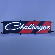 Neonetics 5SMCLG Dodge Challenger Junior Licensed Neon Sign 28" by 9"