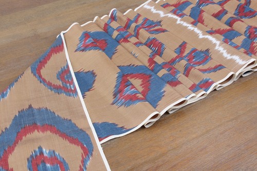 Ikat Fabric Silk and Cotton Uzbek 5.00 meters Brand New Fast Shipment 12431 - Picture 15 of 15