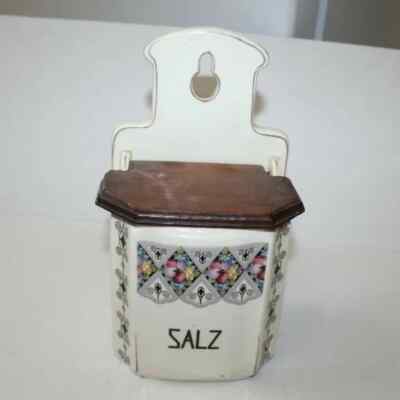 Vintage Czechoslovakia Coronet Elli Canister Salz Salt