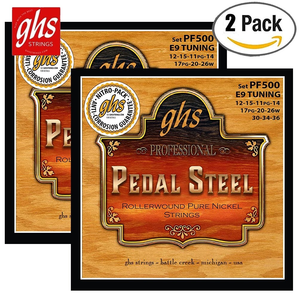 2PACK GHS PF500 Pure Nickel E9 Tuning Pedal Steel Strings 1236 eBay