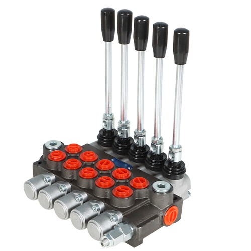 Válvula de control hidráulica de doble acción 13 GPM 5 carretes 3600 PSI puertos SAE - Imagen 4 de 12