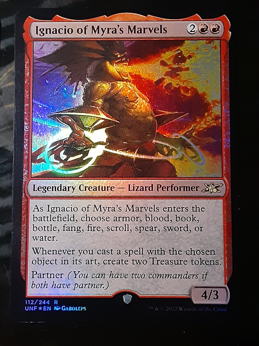 Ignacio of Myra's Marvels FOIL, Unfinity , NM , MTG , FREE