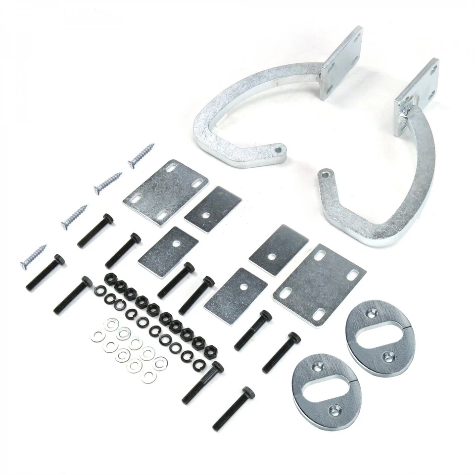 Kit universal de bisagra para maletero de coche de alta resistencia con bisel de aluminio Billet dividido Foto 2 de 4