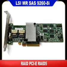LSI MR SAS 9260-8i RAID Controller Card SAS Sata PCI-E 512m RAID5 6G/S 8-PORT
