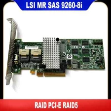 LSI MR SAS 9260-8i RAID Controller Card SAS Sata PCI-E 512m RAID5 6G/S 8-PORT