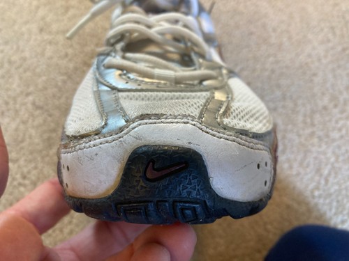 Nike Reax Run 5 Womens Size 10 Running Shoes Sneakers White Silver 407987-101 - Picture 7 of 12