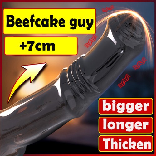 Pene más grande-Extensor-Alargador Circunferencia Potenciador Manga Realista-Hombres-Condón-Funda - Imagen 3 de 21