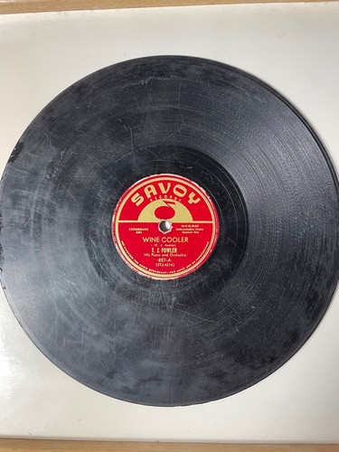 T.J. FOWLER: Wine Cooler / Back Biter US Savoy Blues R&B 78 1952 - Foto 2 di 4