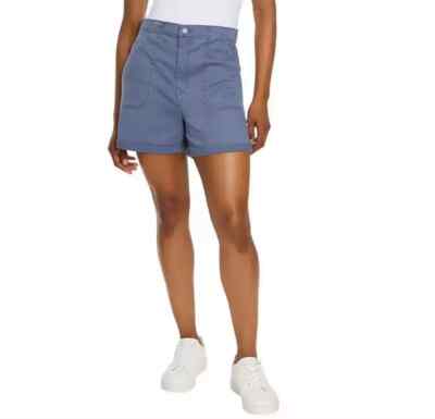 Gloria Vanderbilt Ladies' Utility Short Blue XL High Rise Pockets