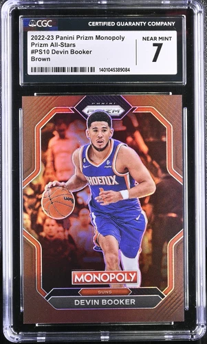 2023 Topps Athletes Unlimited Devin Booker #PS10 Brown 191/249 Basketball CGC 7