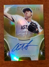 2013 Bowman Sterling Prospect Gold Refractor /50 Andrew Thurman #BSAP-AT Auto