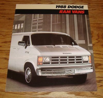 Original 1988 Dodge Ram Van Deluxe Sales Brochure 88 B150 250 350